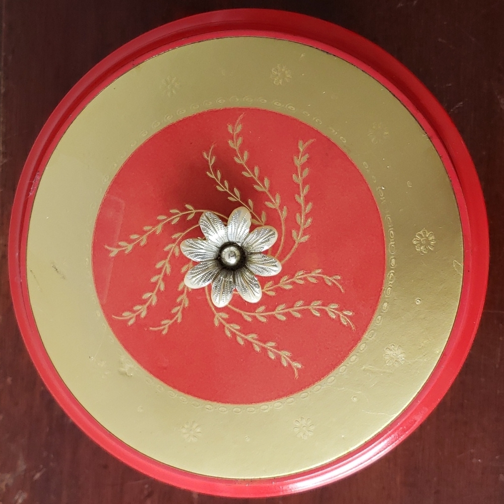 Vintage 1950s Avon Glass Powder Box - Picture 2 of 14